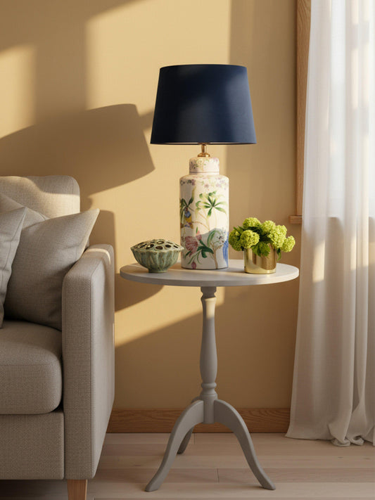 Anibe Lifestyle - Li Na Bordslampa Keramik Mörk Sammetsskärm 63cm