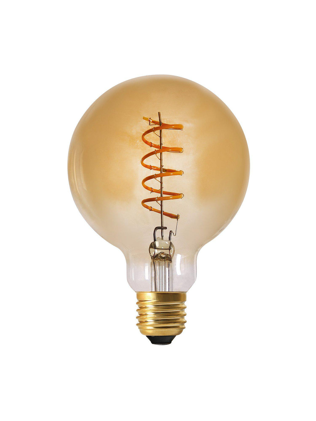 Anibe Lifestyle - Elect Spiral LED Filament Globe Gold 95mm E27 3 W