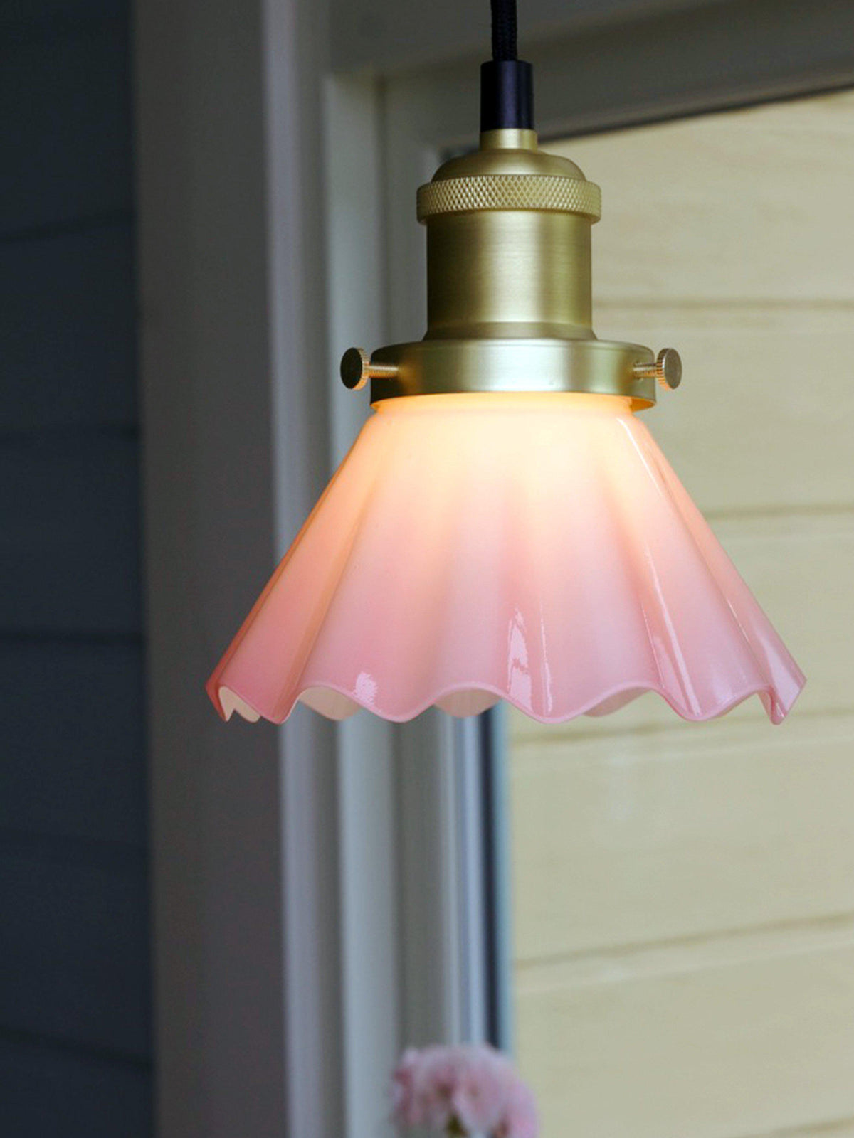 Anibe Lifestyle - August Fönsterlampa Rosa Veckad IP20 15cm