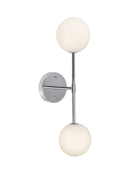 Anibe Lifestyle - Sigma D Vägglampa Krom Opal IP23 49cm