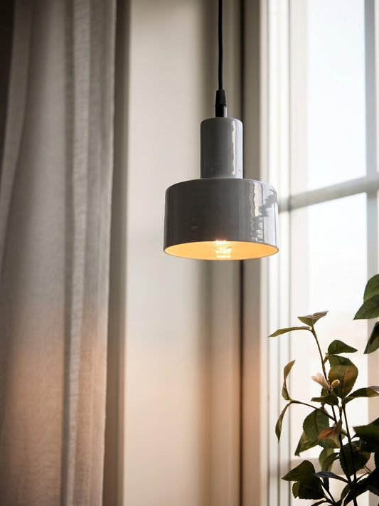 Anibe Lifestyle - Solo Fönsterlampa Blank Grå IP20 13cm