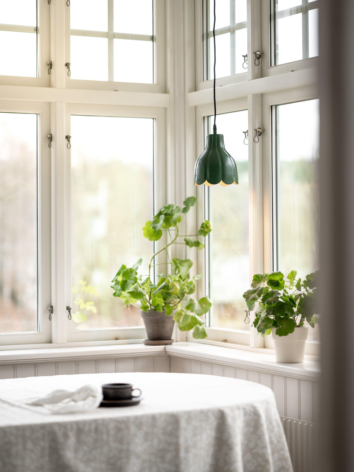 Anibe Lifestyle - Tulippa Tak/Fönsterlampa Grön/Guld IP20 17cm