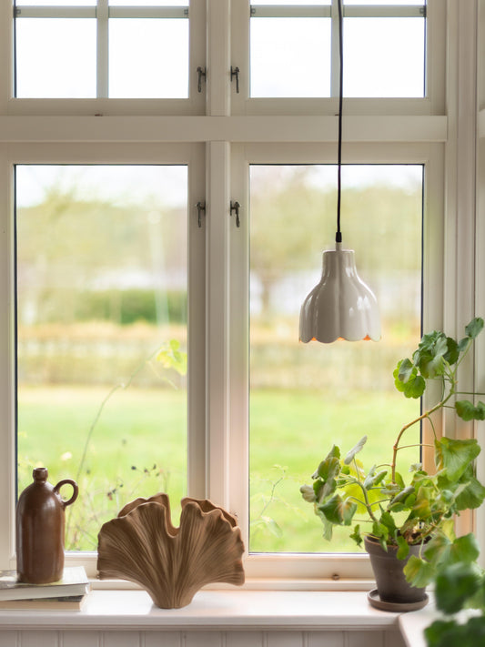 Anibe Lifestyle - Tulippa Tak/Fönsterlampa Beige/Guld IP20 17cm