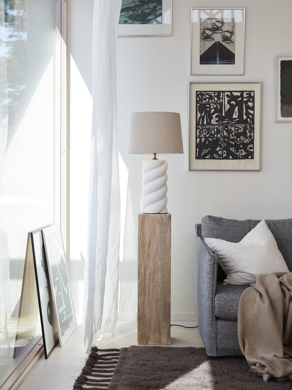 Anibe Lifestyle - Sofia - Lampskärm Florenzo Stone 35cm