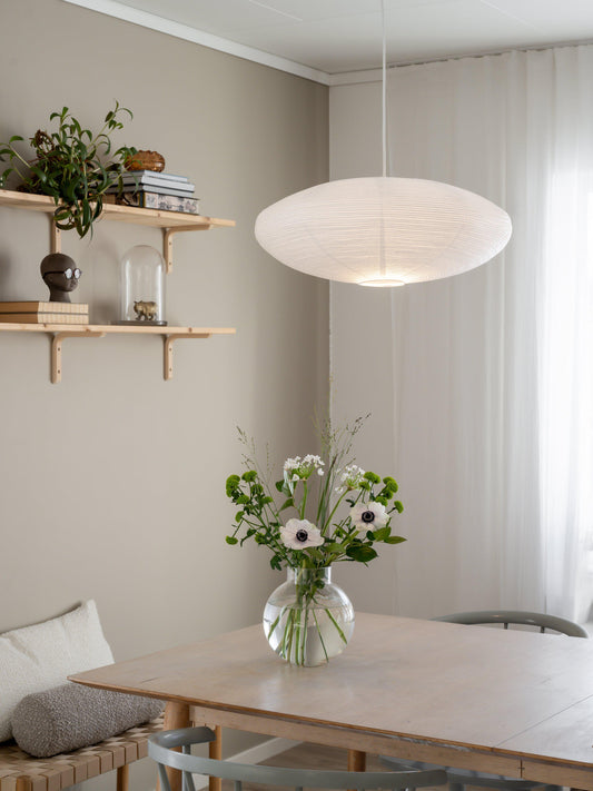 Anibe Lifestyle - Yuni - Takskärm Vit 58cm