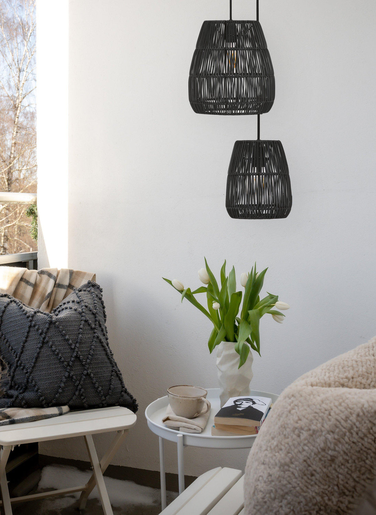 Anibe Lifestyle - Saigon - Takskärm Svart 18cm