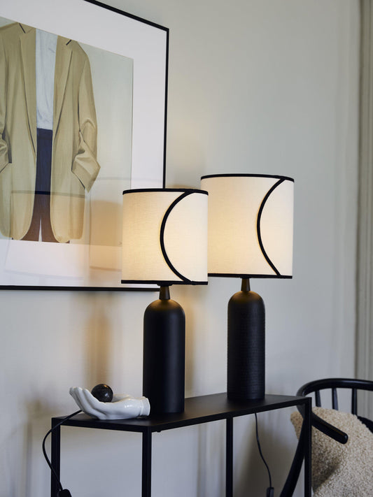 Anibe Lifestyle - Ava - Lampskärm Offwhite/Svart 20cm