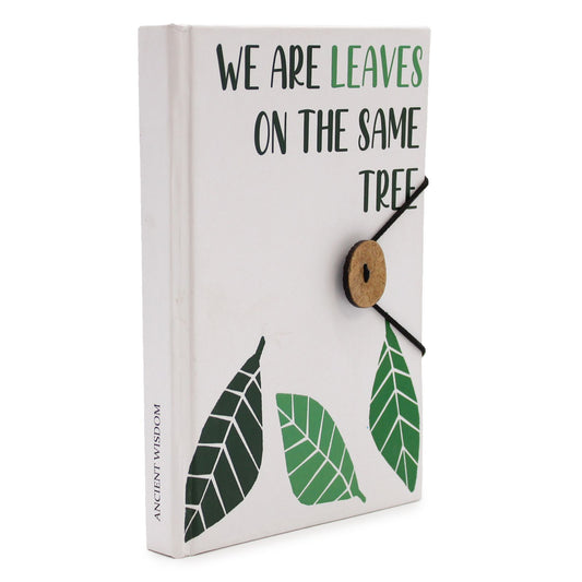 Anibe Lifestyle - Liten anteckningsbok med rem - Leaves on the same tree