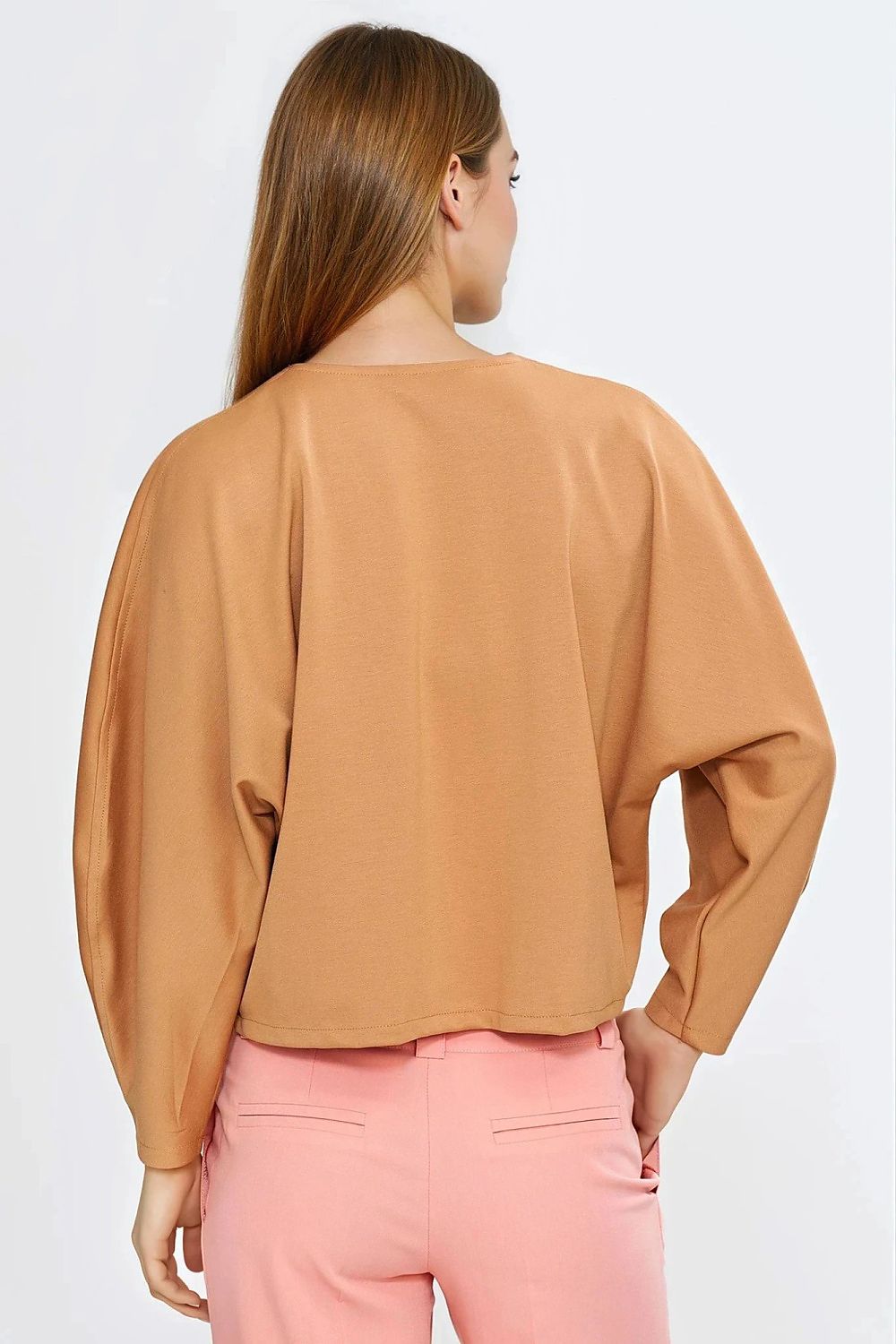 Anibe Lifestyle - Oversized blus med ballongärmar