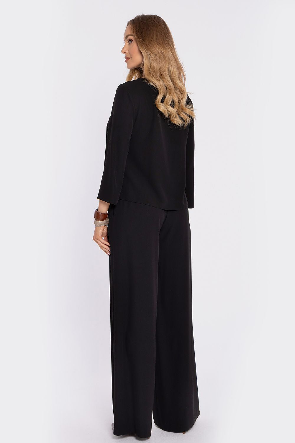 Anibe Lifestyle - Palazzobyxor med elastisk midja och sidofickor