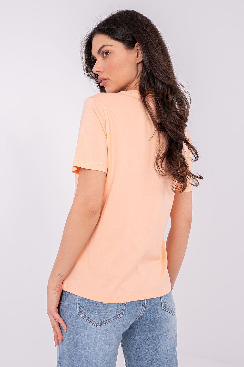 Anibe Lifestyle - T-shirt i bomull med broderi