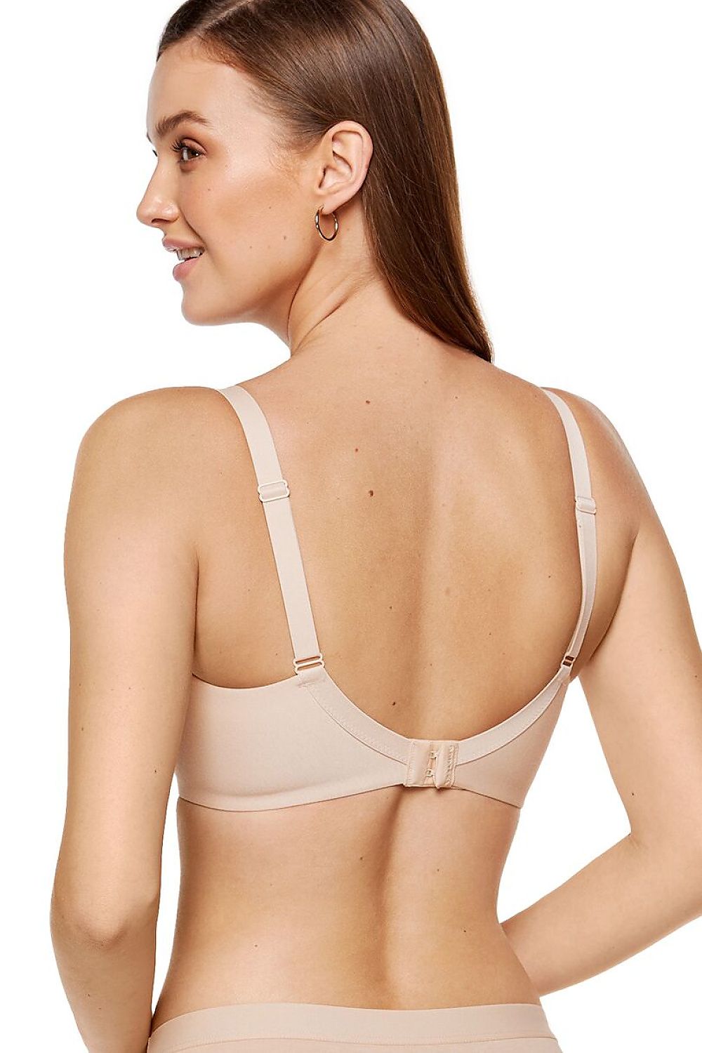 Anibe Lifestyle - Hania - Vadderad behå i beige bomull