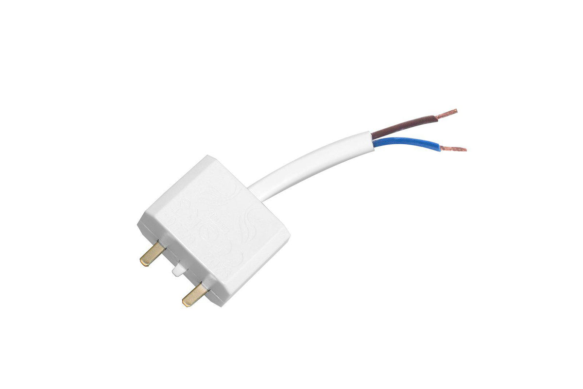 Anibe Lifestyle - Takkontakt DCL Vit 20cm kabel Ojordad