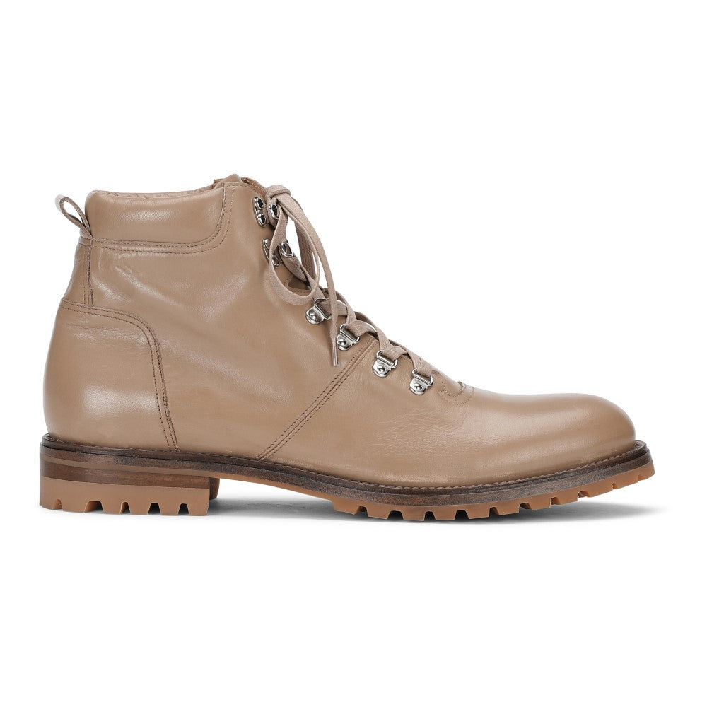 Anibe Lifestyle - Desert Boot i crémefärgat Oxfordläder