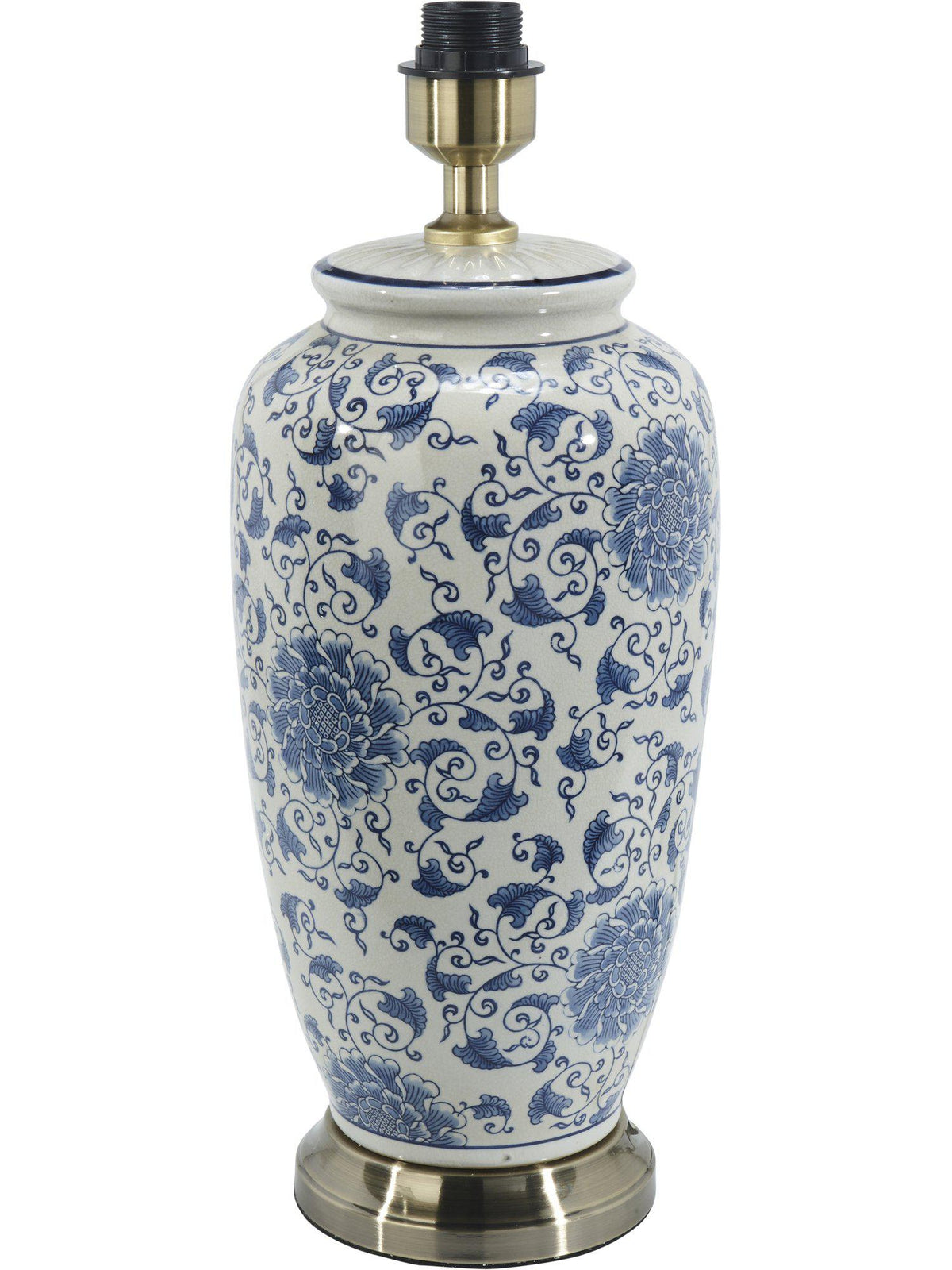 Anibe Lifestyle - Li Jing Lampfot Vit Blå 49cm