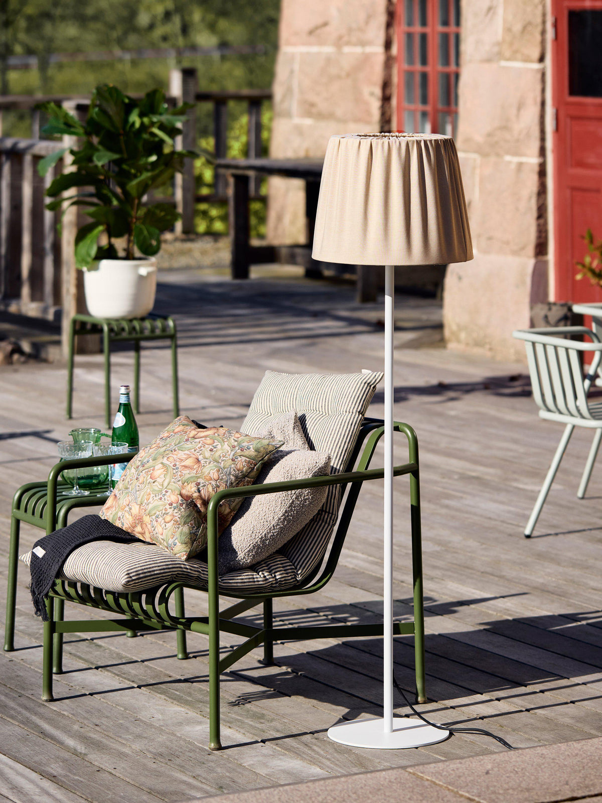Anibe Lifestyle - Agnar - Golvlampa Outdoor Brun 156 cm