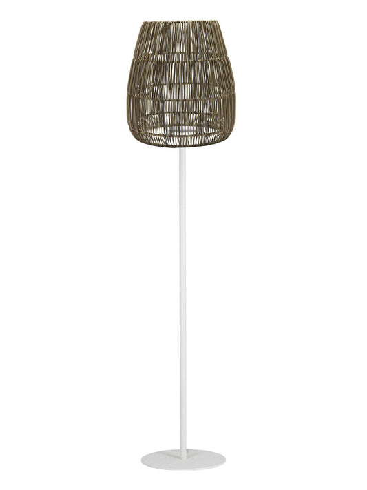 Anibe Lifestyle - Agnar Saigon - Golvlampa Outdoor Vit med Brun skärm 154 cm