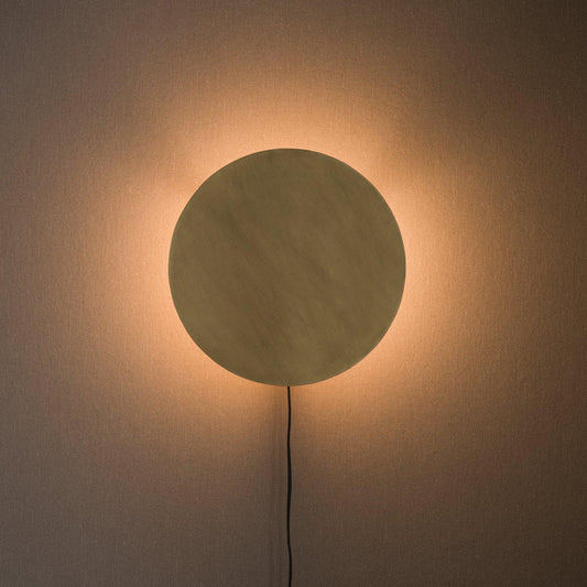 Anibe Lifestyle - Fullmoon Vägglampa Pale Silver IP20 35cm