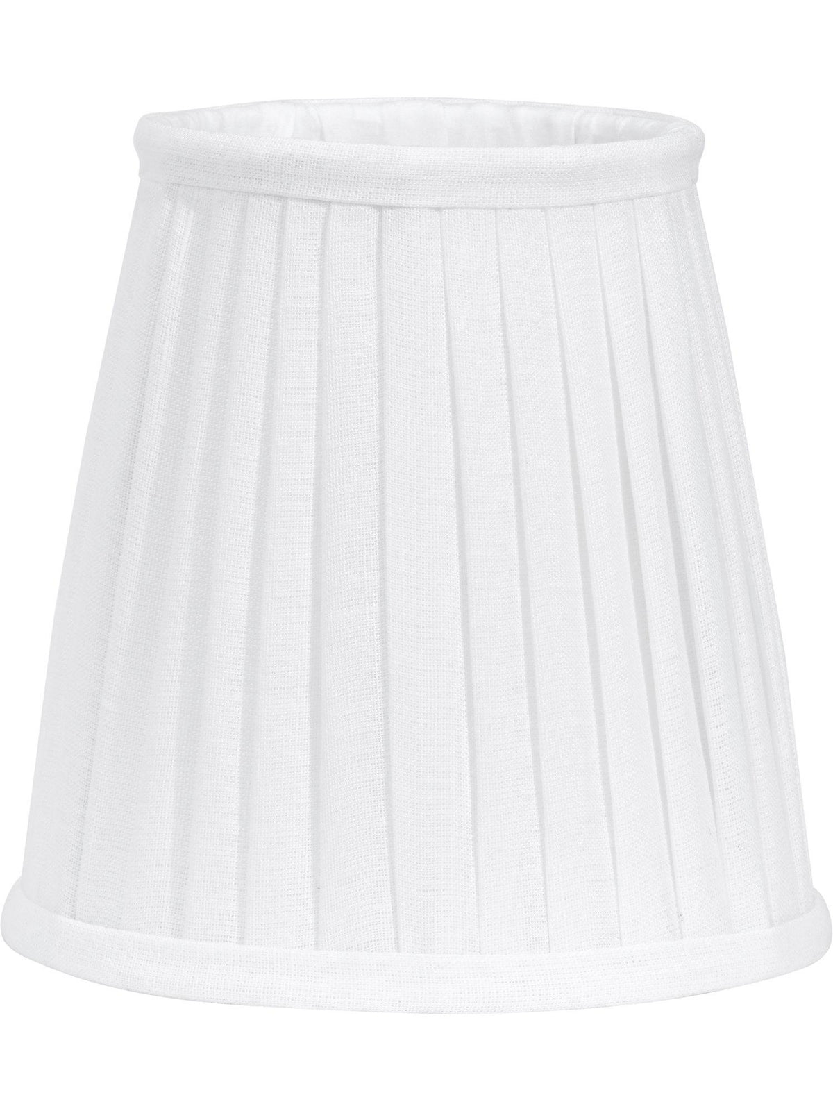 Anibe Lifestyle - Cia - Toppringsskärm Plissé Vit 20cm