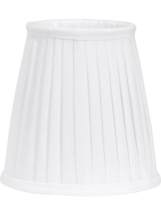 Anibe Lifestyle - Cia - Toppringsskärm Plissé Vit 20cm