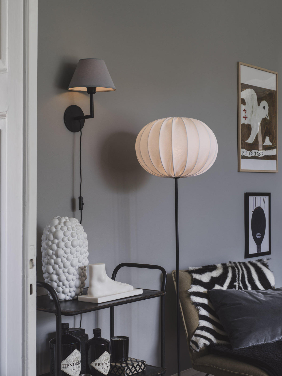 Anibe Lifestyle - Base Vägglampa Matt Svart IP20 13cm