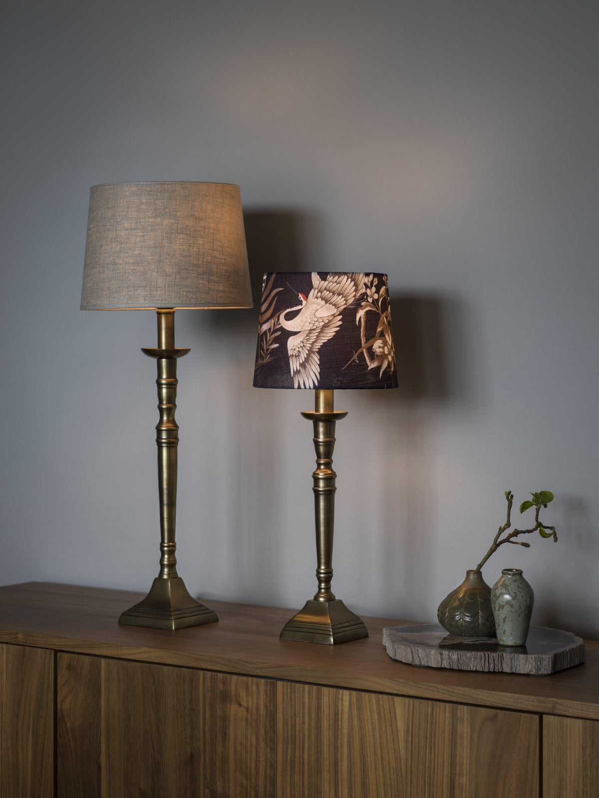 Anibe Lifestyle - Salong Lampfot antikmässing 53cm