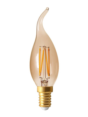 Anibe Lifestyle - Elect LED Filament Kron Gold 35mm E14 3,5 W