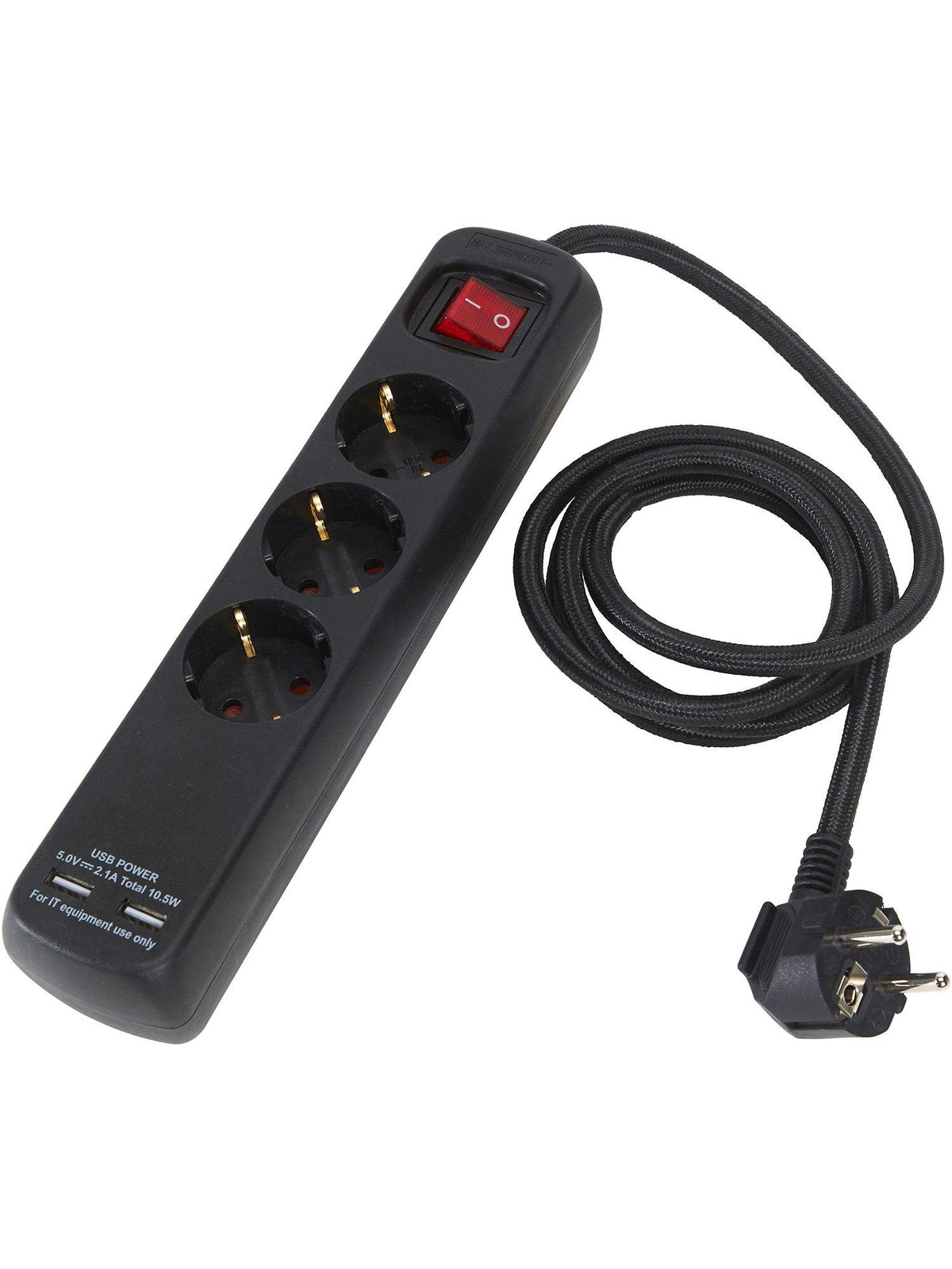 Anibe Lifestyle - Grenuttag med USB 3 uttag Svart