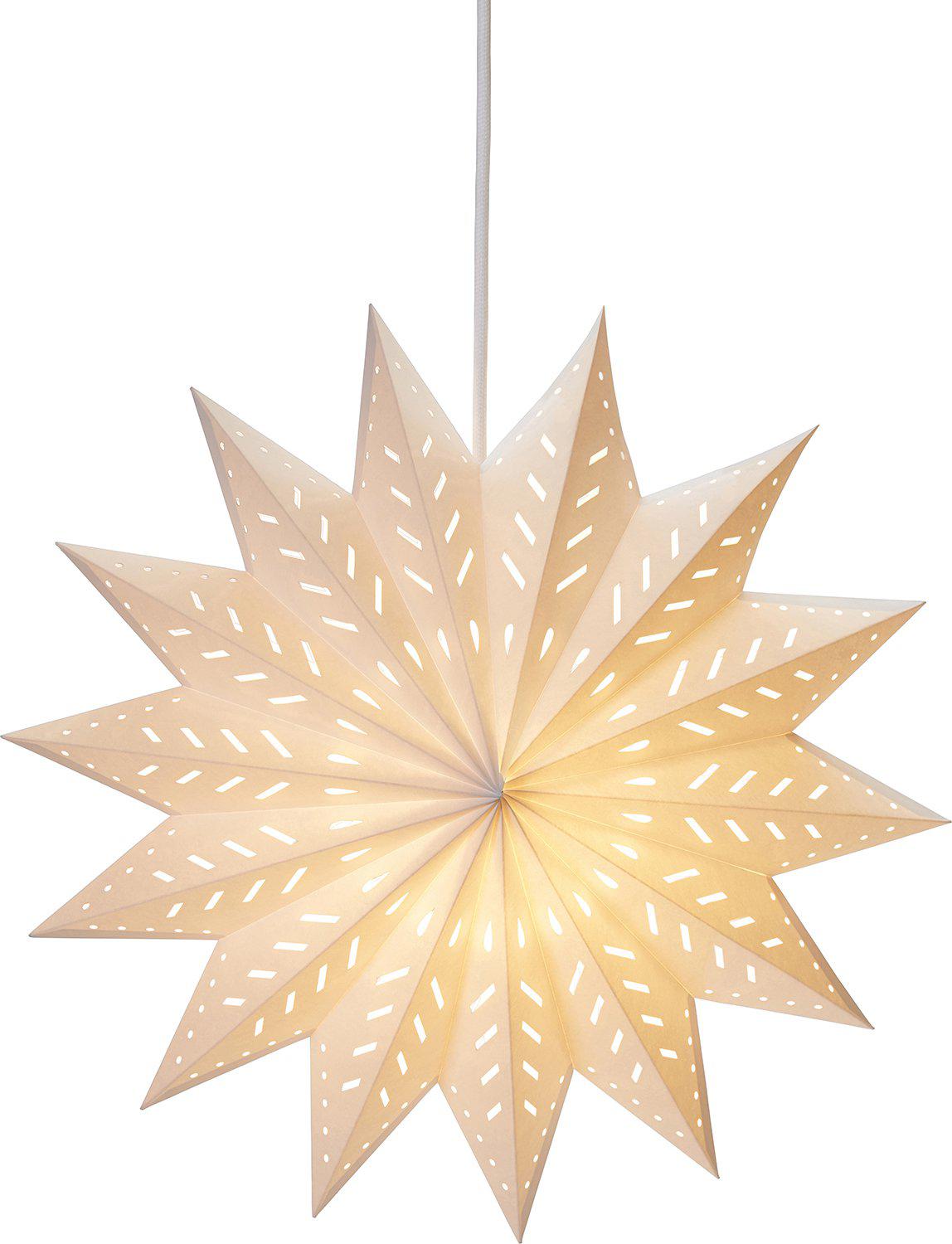 Anibe Lifestyle - Alfa - Julstjärna Vit 50cm