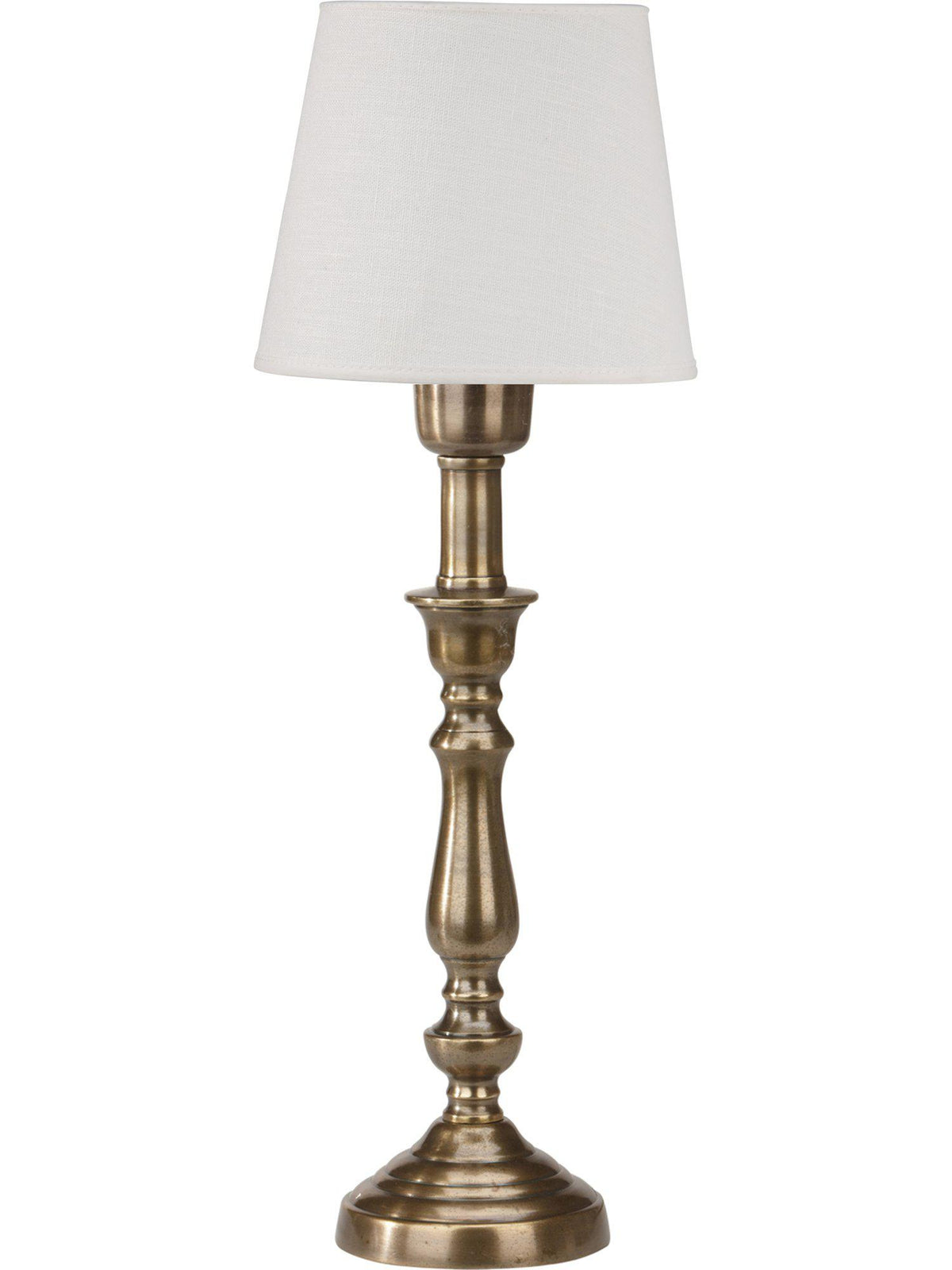 Anibe Lifestyle - Therese Bordslampa Antikmässing Mia Offwhite IP20 43cm