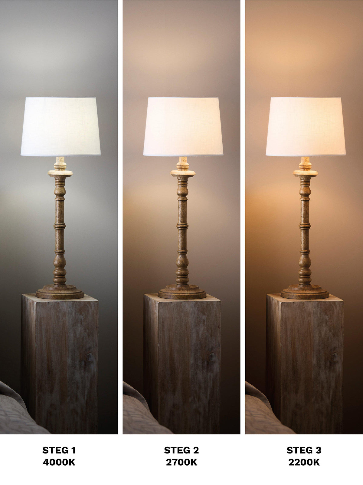 Anibe Lifestyle - Twilight LED 3-steg Klot 50mm E27 4,5 W