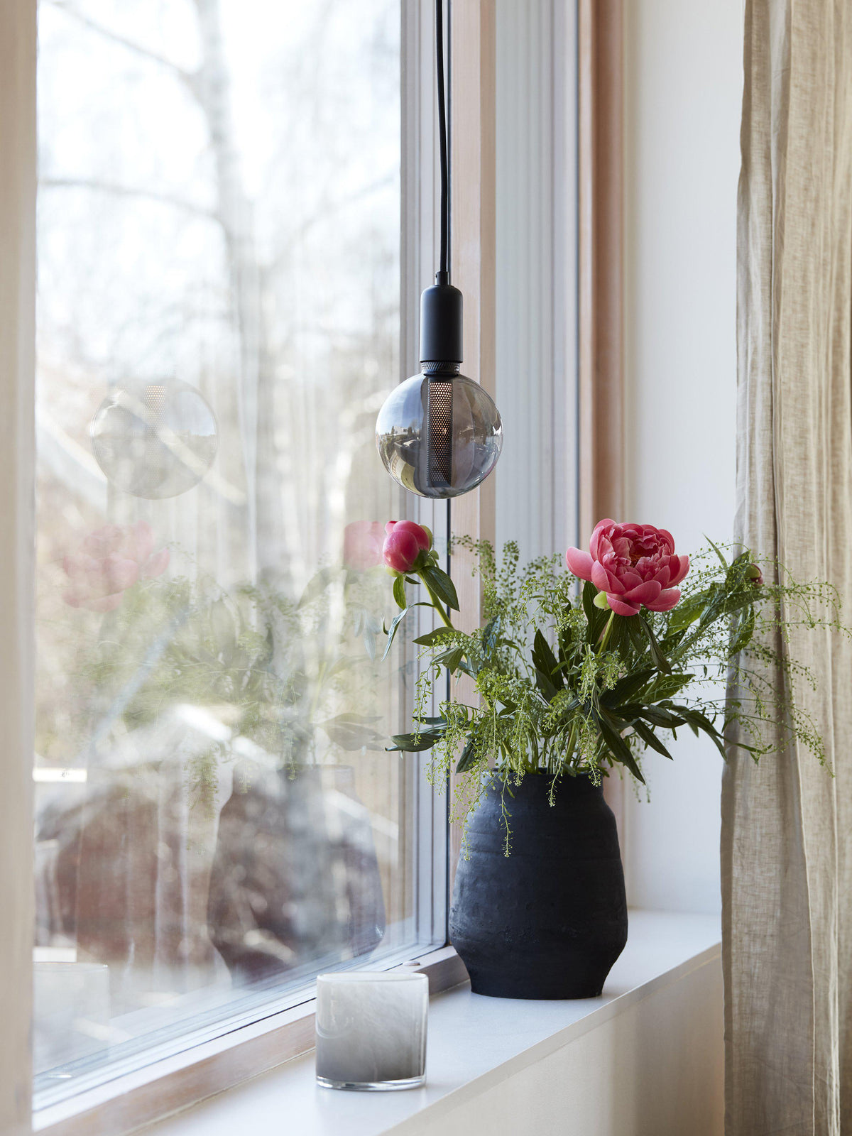 Anibe Lifestyle - Column Fönsterlampa Svart IP20 12,5cm