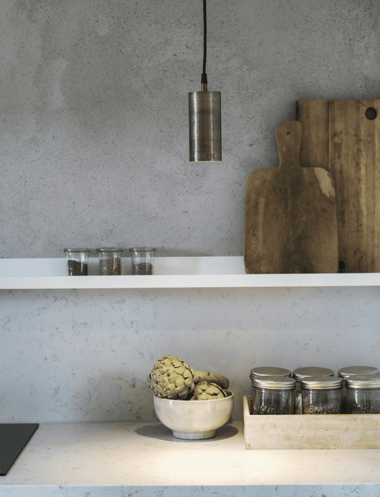 Anibe Lifestyle - Ample Fönsterlampa Beaten Silver IP20 15cm