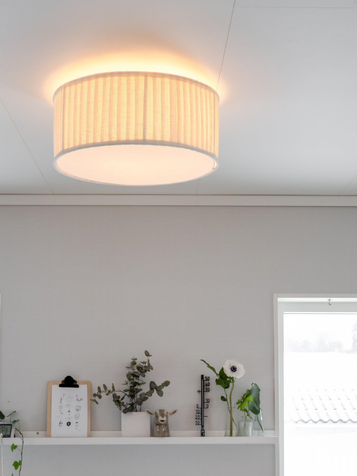 Anibe Lifestyle - Plafond Plissé Offwhite 45cm