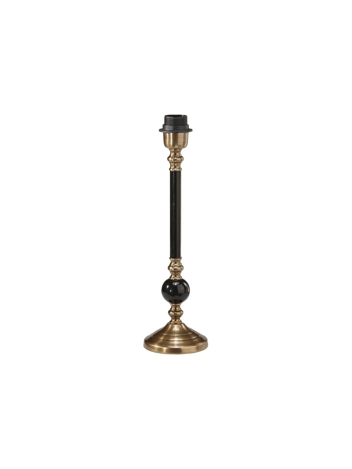 Anibe Lifestyle - Abbey Lampfot Svart Antikmässing IP20 40cm
