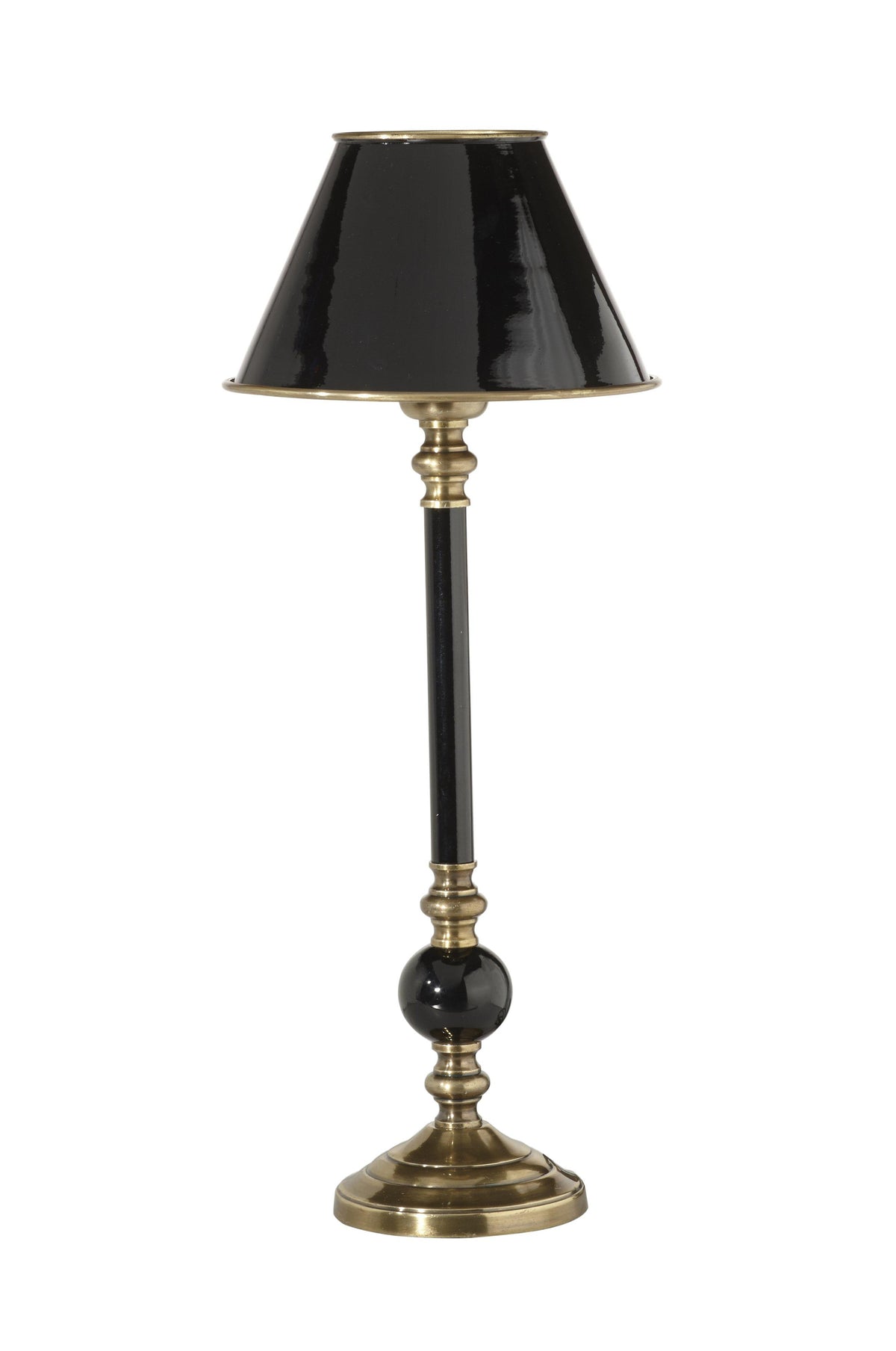 Anibe Lifestyle - Abbey Lampfot Svart Antikmässing IP20 40cm