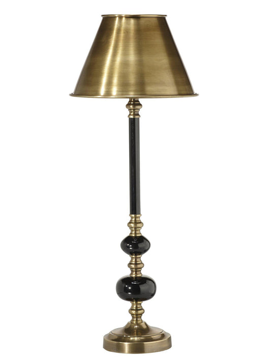 Anibe Lifestyle - Abbey Bordslampa Svart Antikmässing Classic IP20 57cm