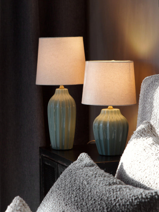 Anibe Lifestyle - Lyon Bordslampa Ljusturkos IP20 39cm