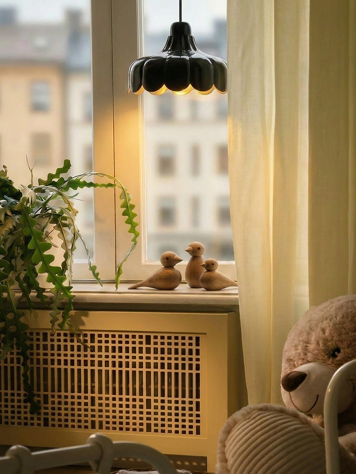 Anibe Lifestyle - Wells Tak/Fönsterlampa Svart/Guld IP20 24cm