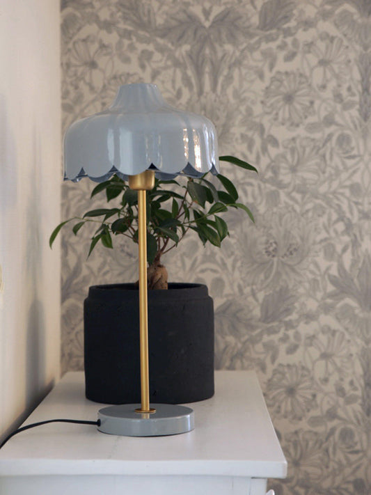 Anibe Lifestyle - Wells Bordslampa Denim/Guld IP20 50cm