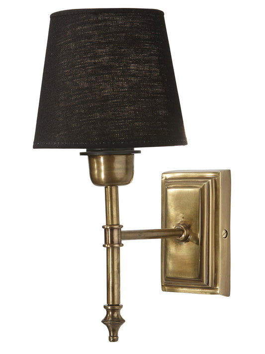 Anibe Lifestyle - Classic Vägglampa Antikmässing Mia Svart IP20 27cm