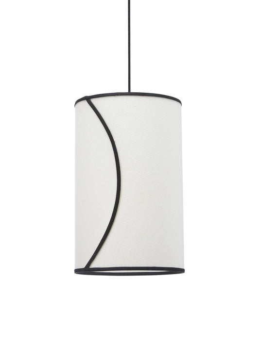 Anibe Lifestyle - Ava - Taklampa Offwhite/Svart 30cm
