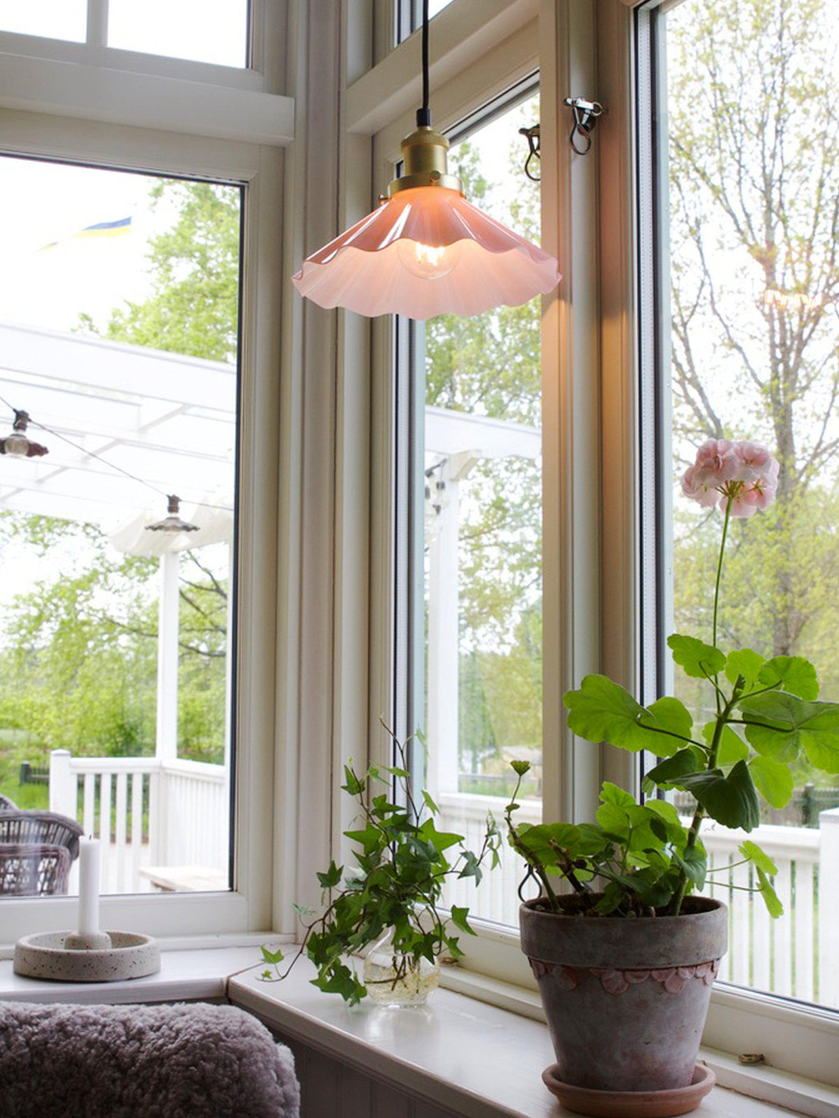 Anibe Lifestyle - August Fönsterlampa Rosa IP20 25cm