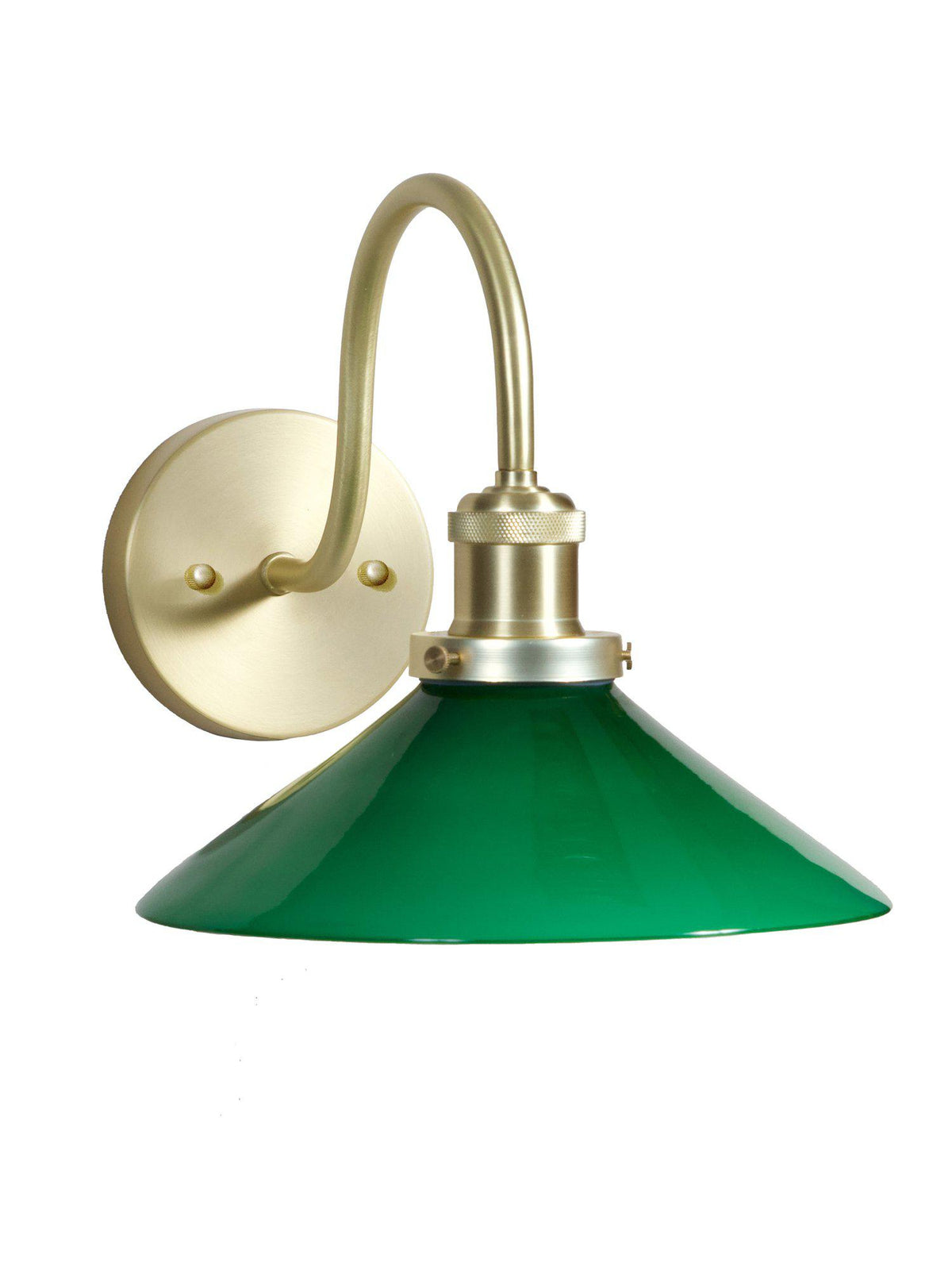 Anibe Lifestyle - August Vägglampa Mässing Grön IP23 25cm
