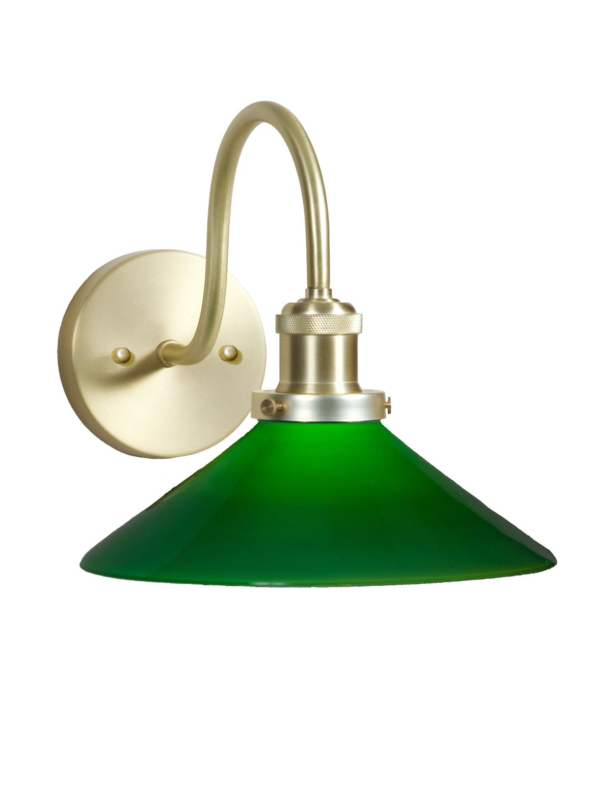Anibe Lifestyle - August Vägglampa Mässing Grön IP23 25cm