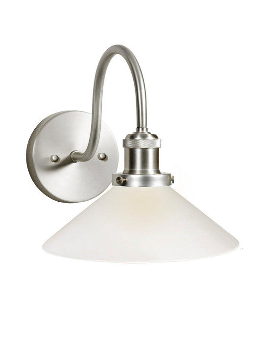 Anibe Lifestyle - August Vägglampa Krom Opal IP23 25cm