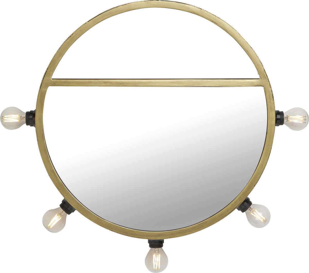 Anibe Lifestyle - Bea Spegellampa Svart/Guld Dimbar IP20 45cm