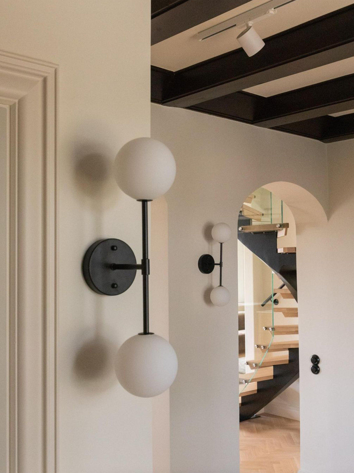 Anibe Lifestyle - Sigma D Vägglampa Svart Opal IP23 49cm