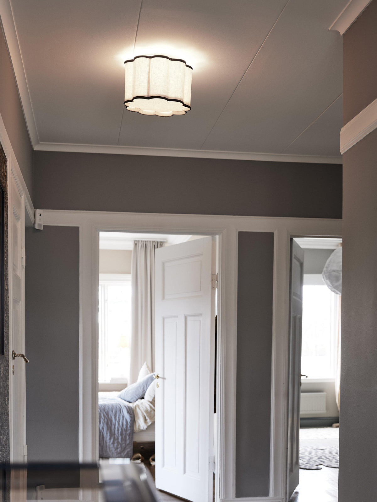 Anibe Lifestyle - Judy - Plafond Natur/Svart IP20 35cm
