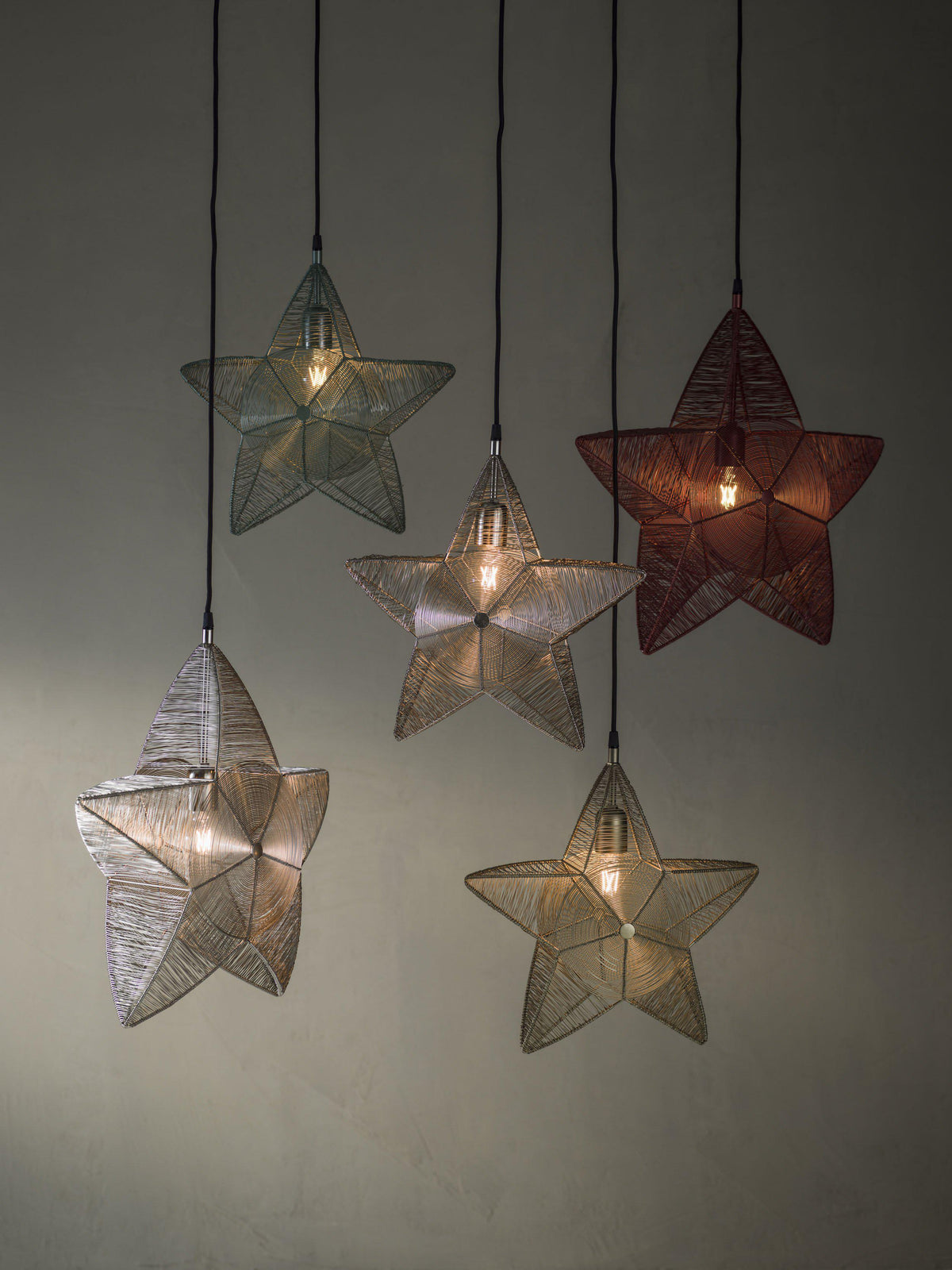 Anibe Lifestyle - Rigel - Adventsstjärna Champagne 40cm